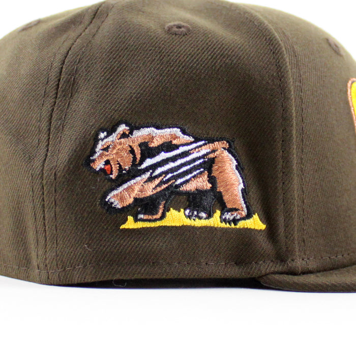 Fresno Grizzlies Grizzlies Patch New Era 59Fifty Fitted Hat (Walnut Gray Under Brim)