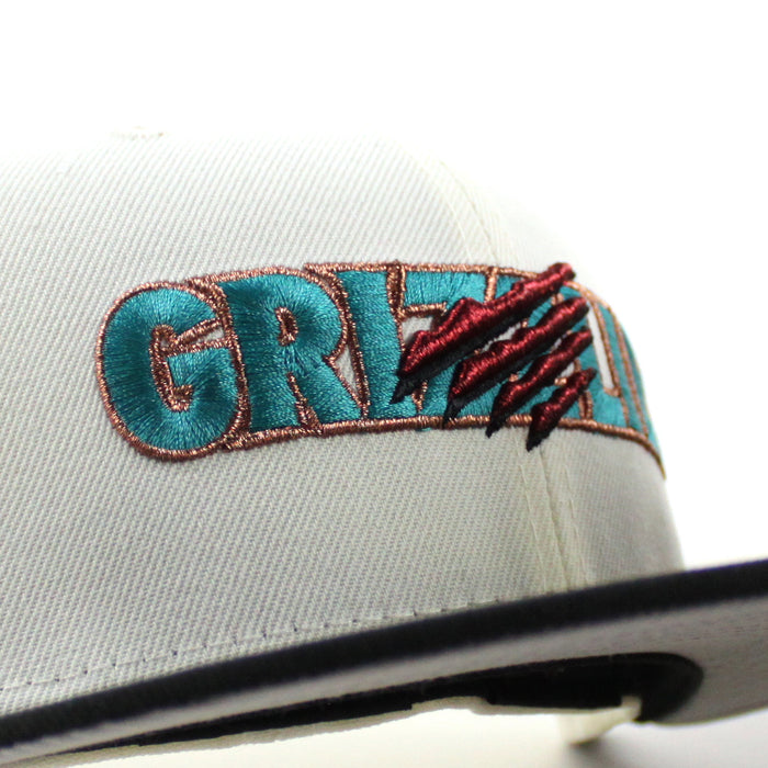 Fresno Grizzlies Grizzlies Paw Patch New Era 59Fifty Fitted Hat (Chrome White Black Gray Under Brim)