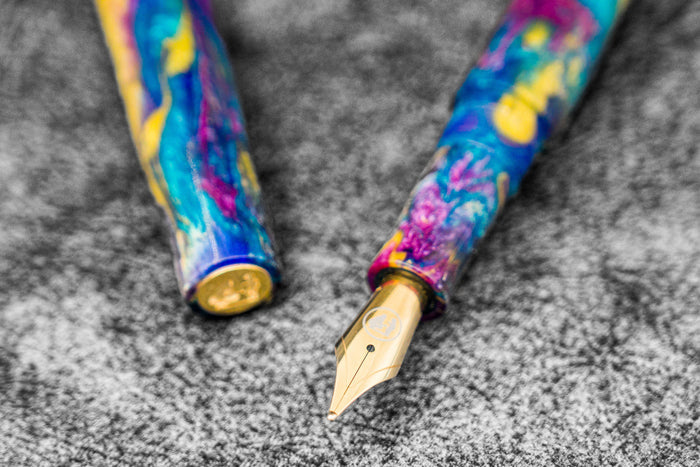 Galen X Studyo Agackakan - Fountain Pen V1 - Violet Sturm