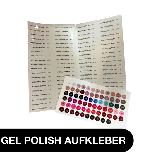 GEL POLISH AUFKLEBER SET