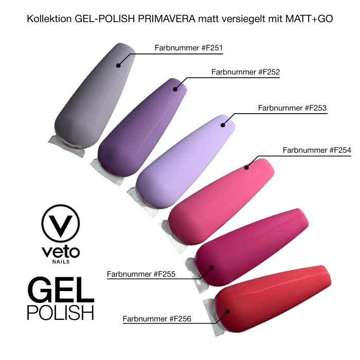 GEL POLISH DISPLAY-SET "PRIMAVERA"