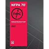 Cover of the 2017 NEC National Electrical Code NFPA 70 book with red and black design elements