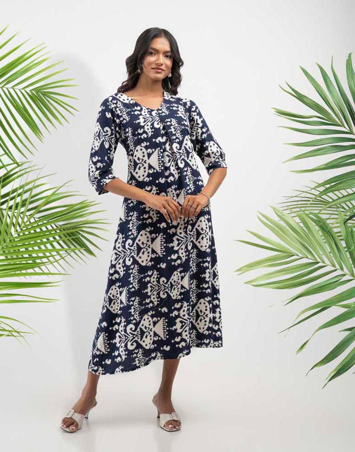 GIVO PRINTED DRESS