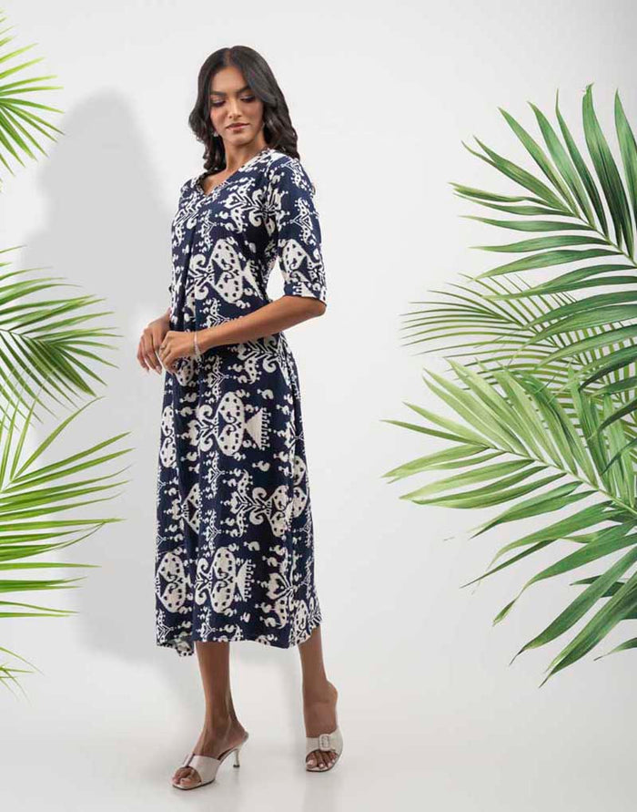 GIVO PRINTED DRESS