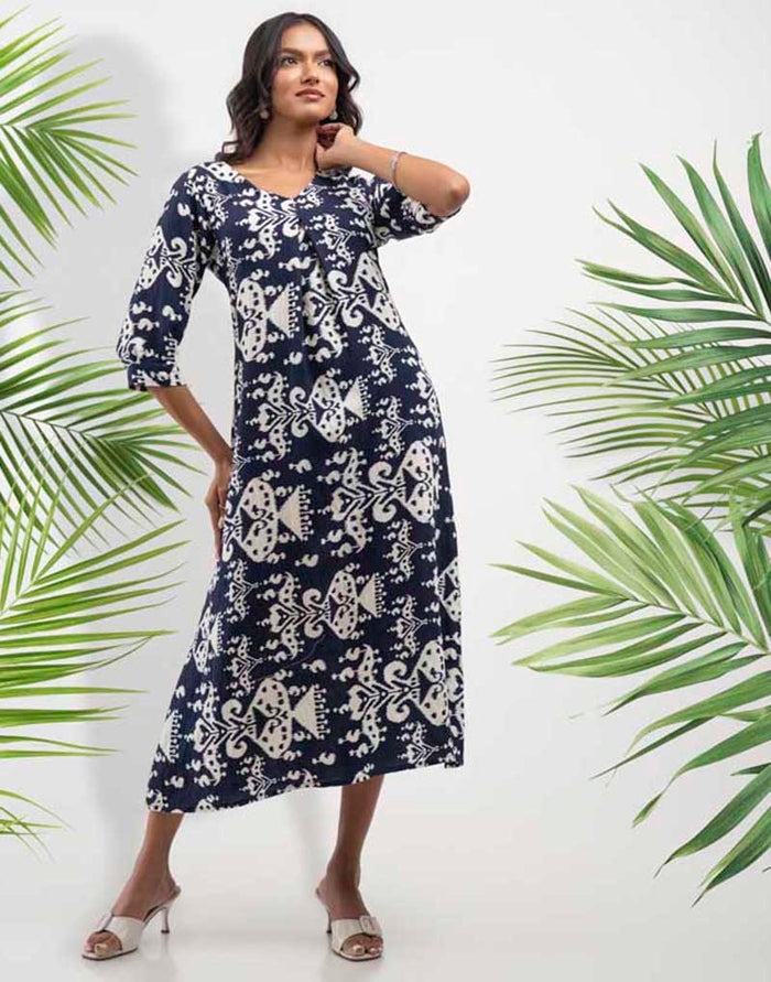 GIVO PRINTED DRESS