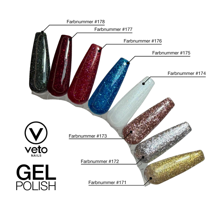 GLITTER GEL POLISH #178