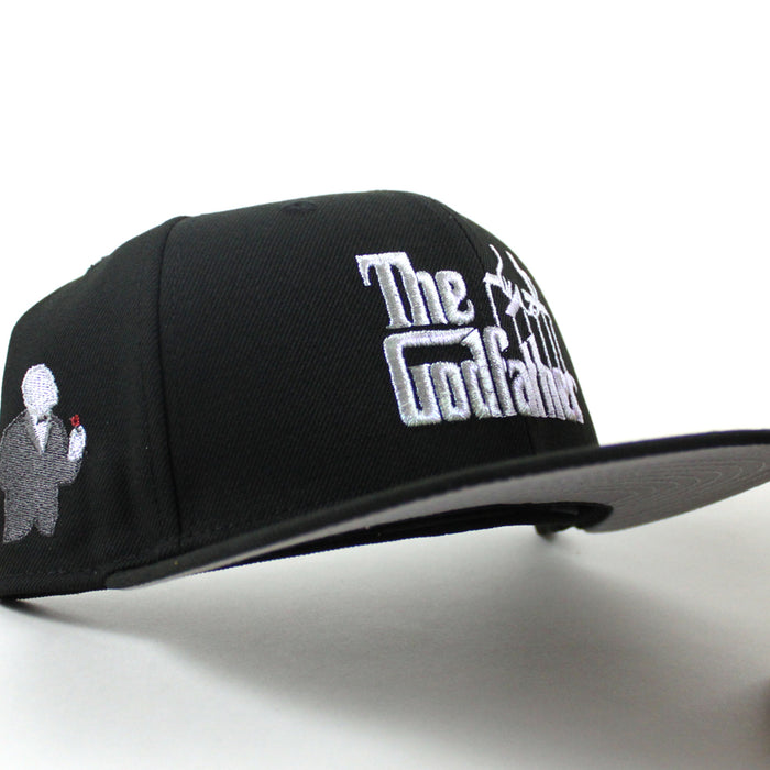 GOD FATHER New Era 59Fifty Fitted Hat (Black Gray Under Brim)