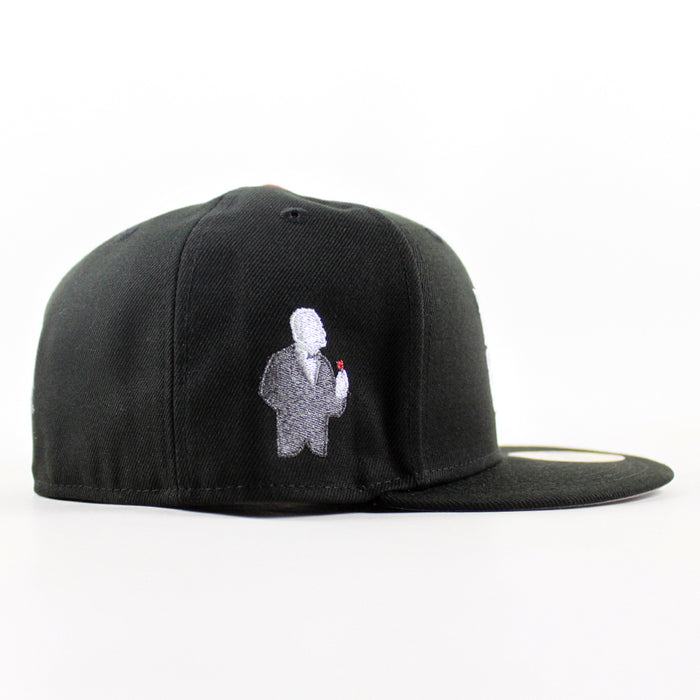 GOD FATHER New Era 59Fifty Fitted Hat (Black Gray Under Brim)