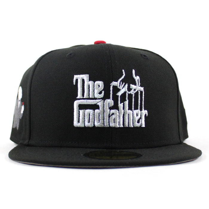 GOD FATHER New Era 59Fifty Fitted Hat (Black Gray Under Brim)
