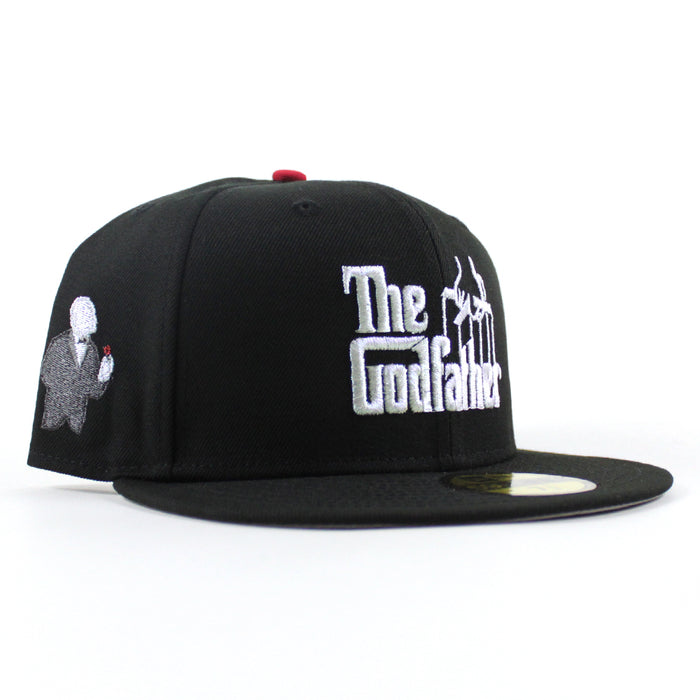 GOD FATHER New Era 59Fifty Fitted Hat (Black Gray Under Brim)