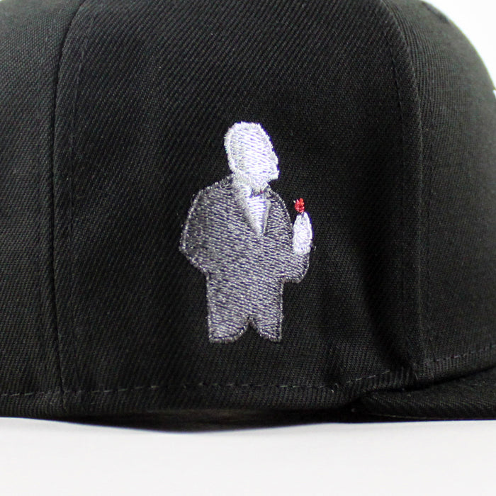 GOD FATHER New Era 59Fifty Fitted Hat (Black Gray Under Brim)