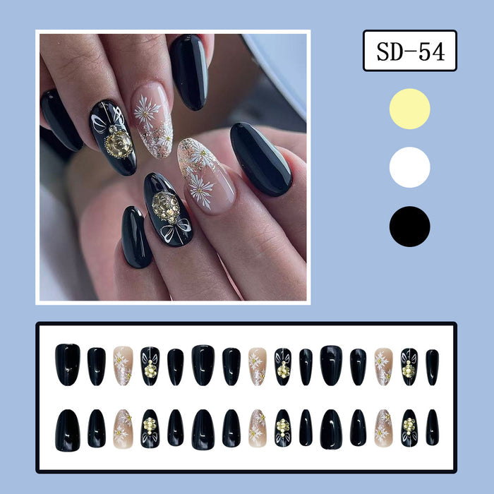 Golden rhinestones