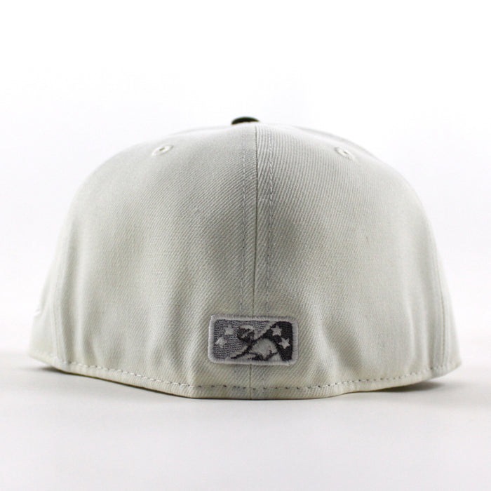 Great Falls White Sox New Era 59Fifty Fitted Hat (Chrome White Black Gray Under Brim)