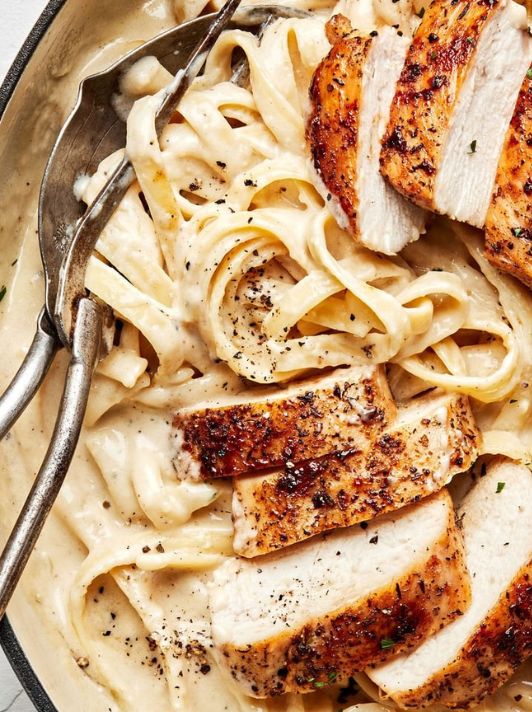 Grilled Chicken Fettuccine Alfredo Private Order