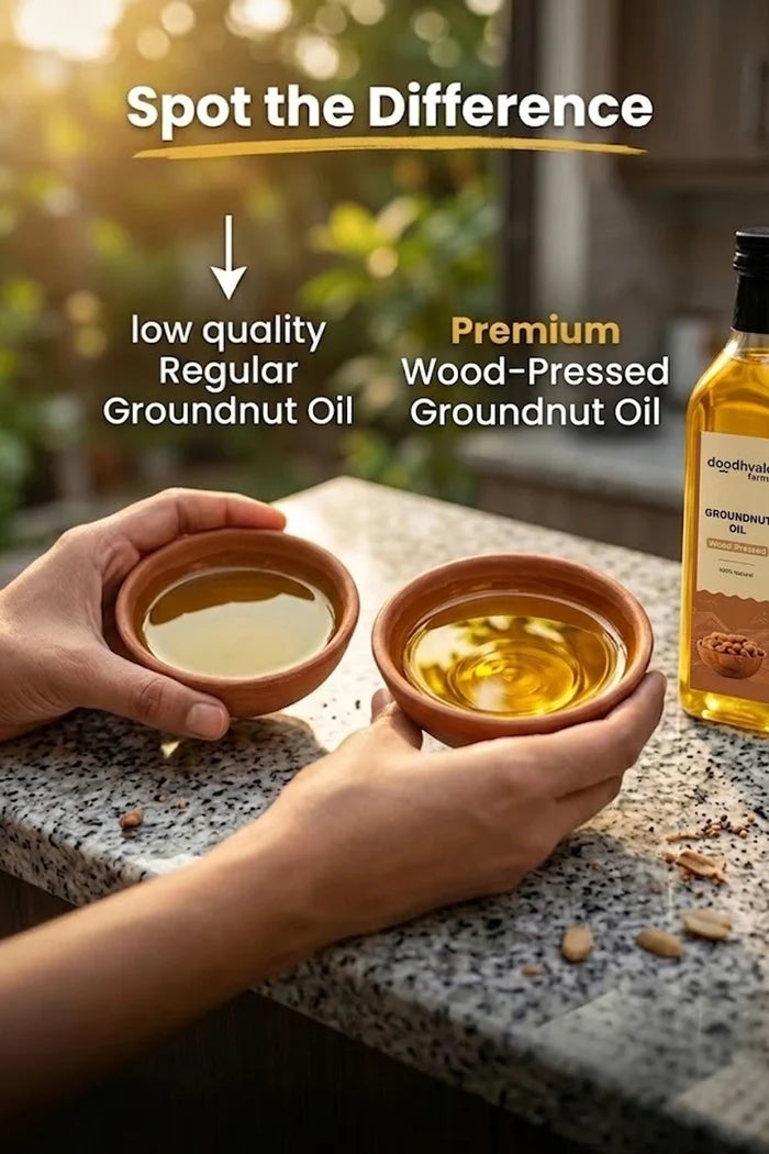 Groundnut Oil - Wood Pressed