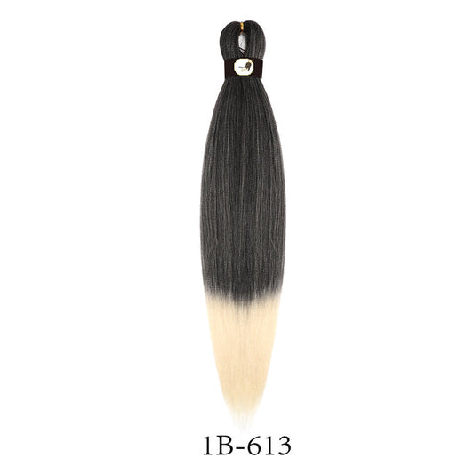 Hairnergy Braids Pre-Stretched 56'' Braiding Hair Extensions Ombre (color 1/613)