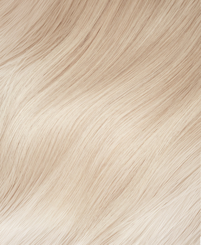 halo one-step hair extensions icy blonde.