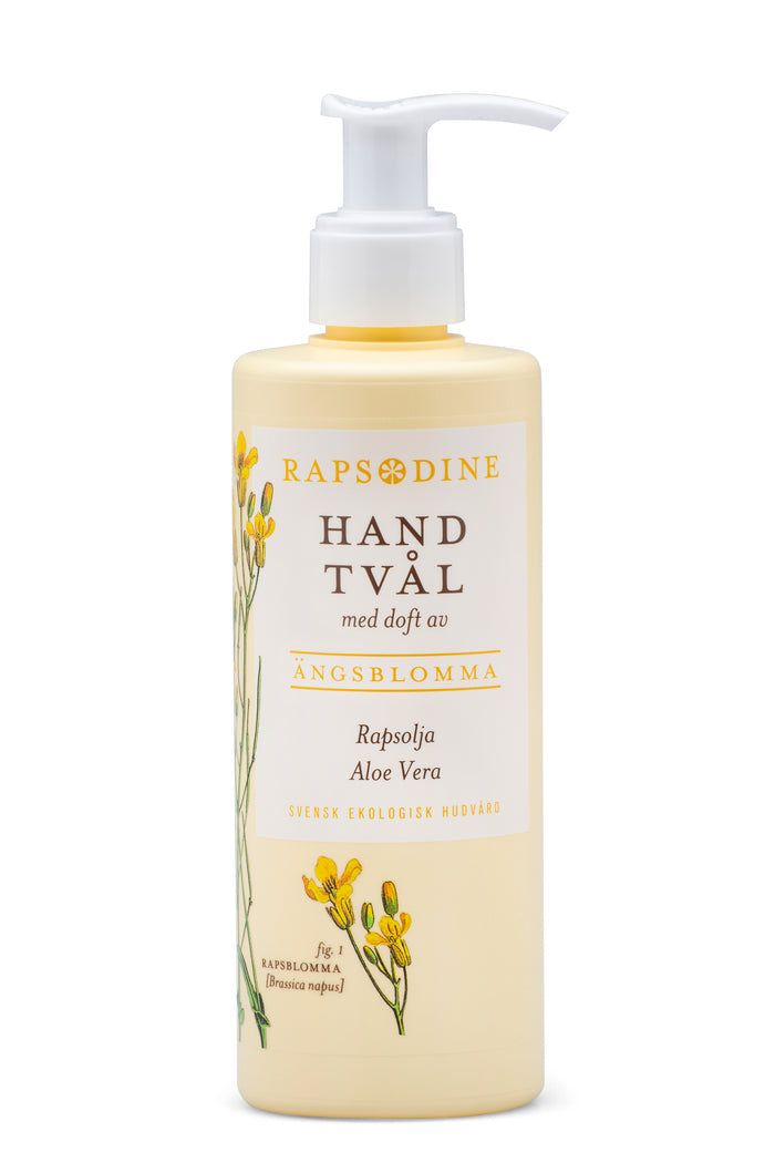 Svensk, ekologisk och vegansk handtvål, 250 ml från Rapsodine