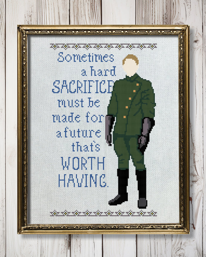 Hard Sacrifice Cross Stitch Pattern
