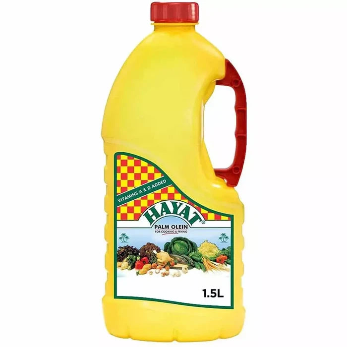 Hayat cooking oil 1.5 lit