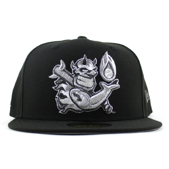 Hellrazors New Era 59Fifty Fitted Hat (Black Gray Under Brim)