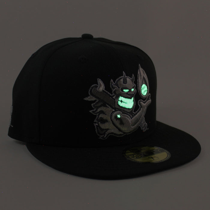 Hellrazors New Era 59Fifty Fitted Hat (Black Gray Under Brim)