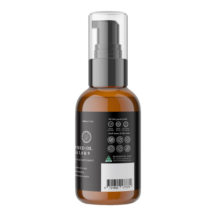 Brown bottle with black label on a white background.