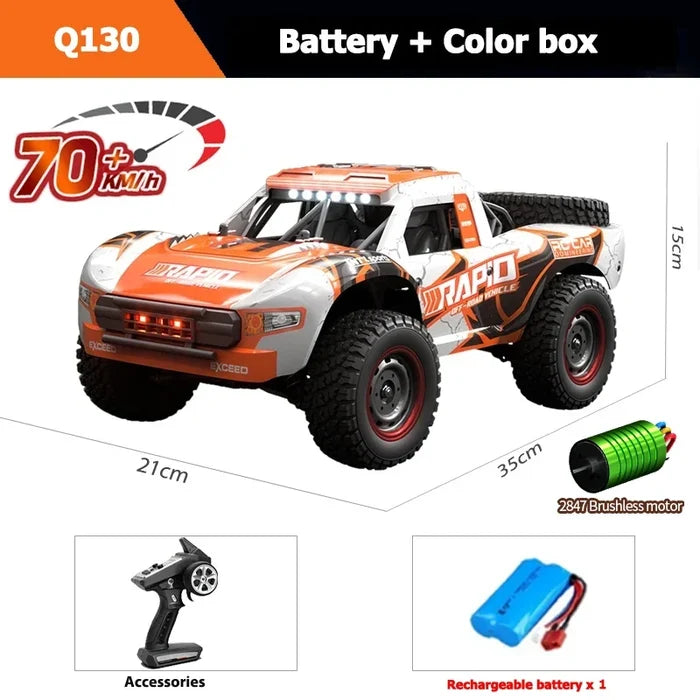 High-Speed JJRC Q130 1:12 4WD RC Drift Monster Truck - 70 KM/H Fun