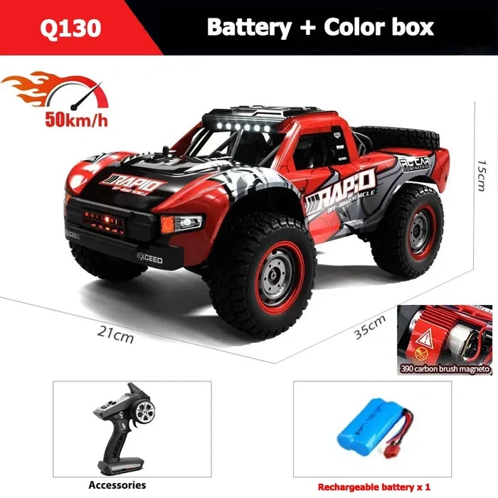 High-Speed JJRC Q130 1:12 4WD RC Drift Monster Truck - 70 KM/H Fun