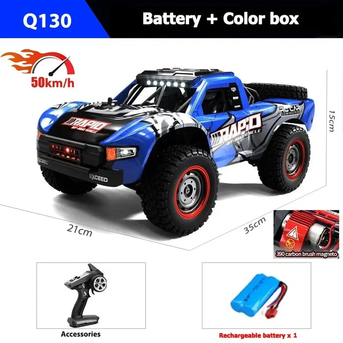 High-Speed JJRC Q130 1:12 4WD RC Drift Monster Truck - 70 KM/H Fun