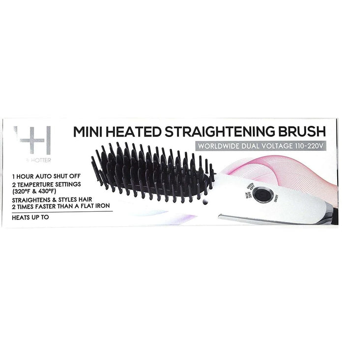 Hot & Hotter Mini Heated Straightening Brush by ANNIE