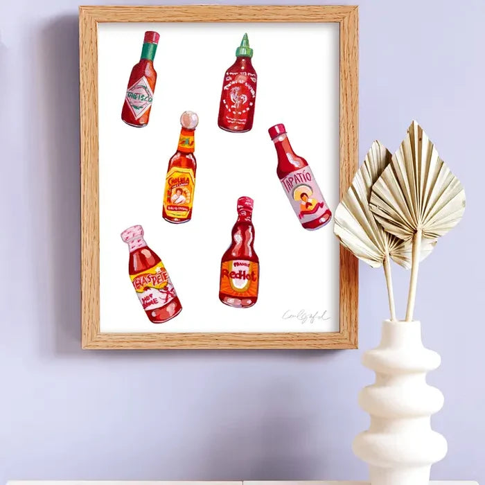 Hot Sauce Print 11x14"