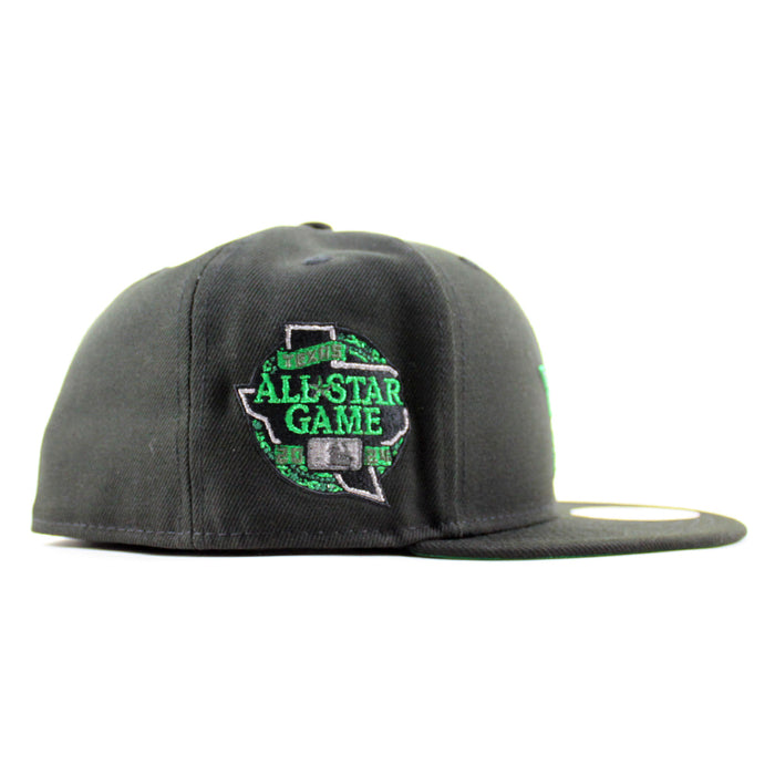 Houston Astros 2024 All Star Game New Era 59Fifty Fitted Hat (Black Green Under Brim)