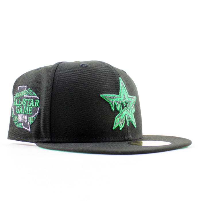 Houston Astros 2024 All Star Game New Era 59Fifty Fitted Hat (Black Green Under Brim)