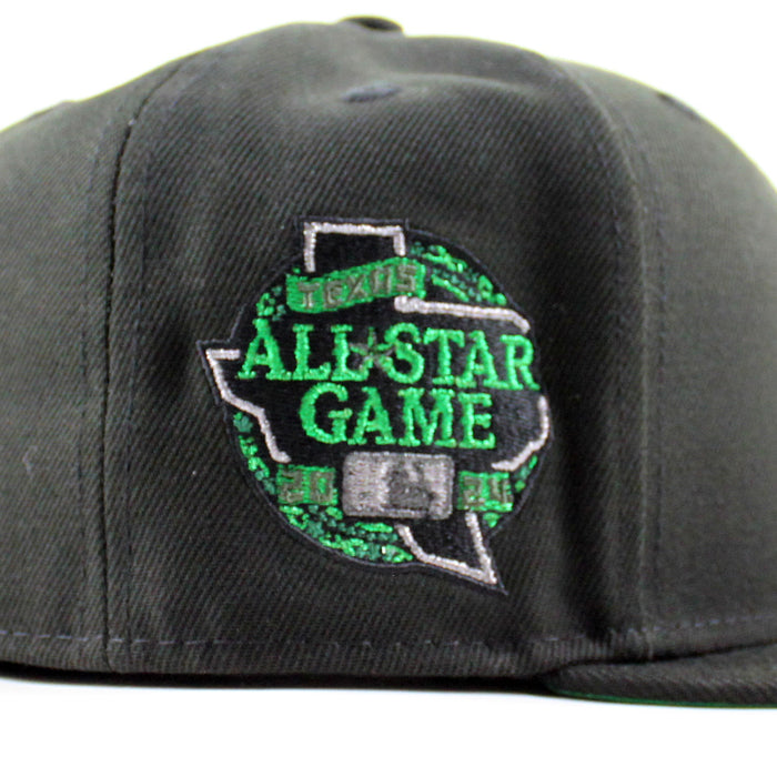 Houston Astros 2024 All Star Game New Era 59Fifty Fitted Hat (Black Green Under Brim)