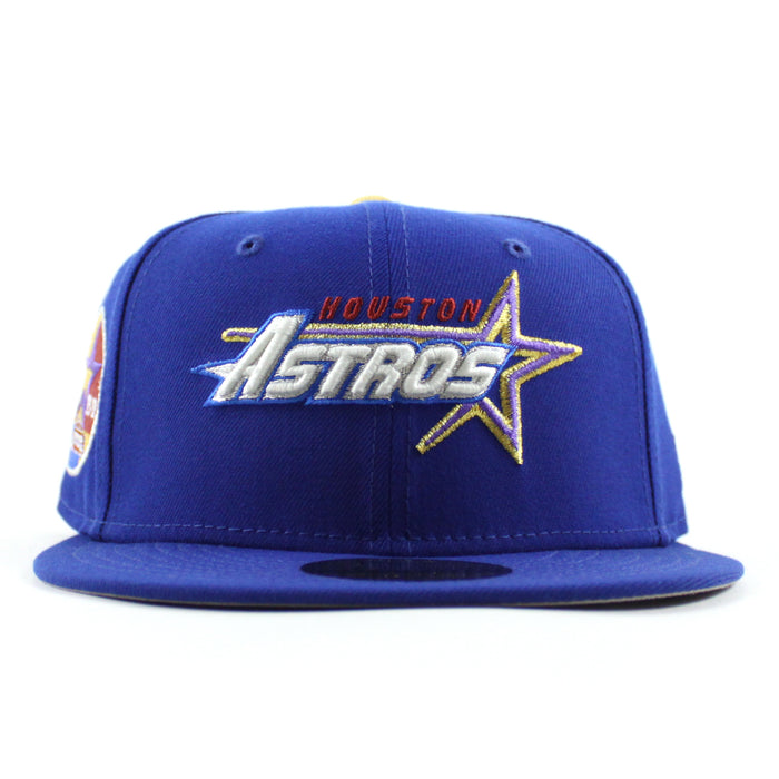 Houston Astros 35 Great Years New Era 59Fifty Fitted Hat (Dark Blue Gray Under Brim)