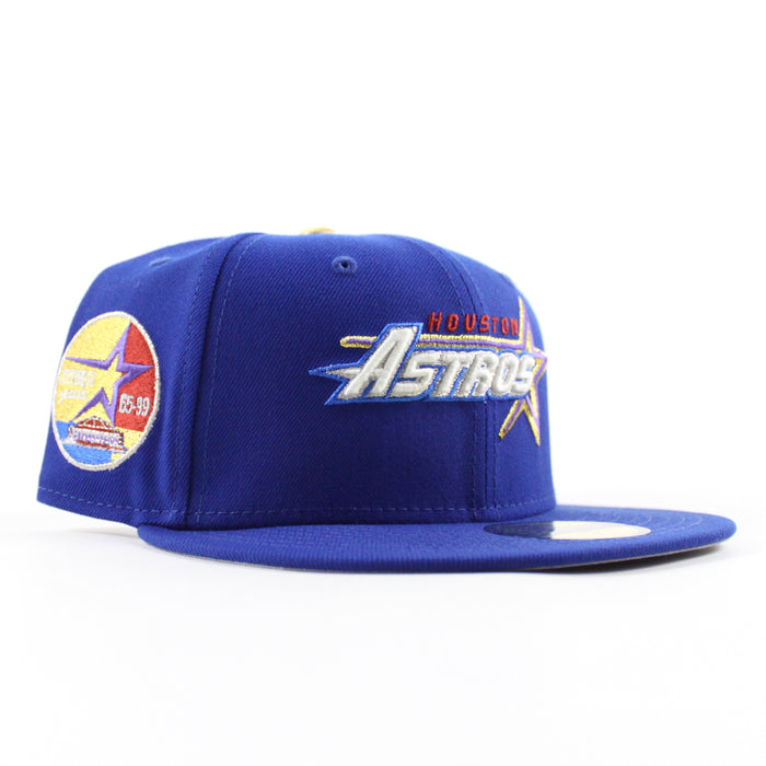 Houston Astros 35 Great Years New Era 59Fifty Fitted Hat (Dark Blue Gray Under Brim)