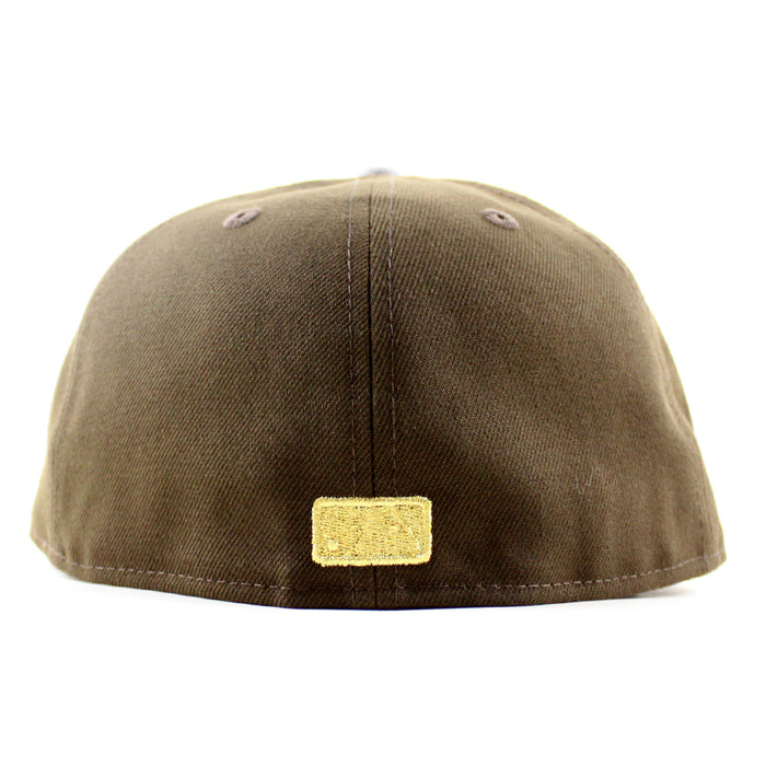 Houston Astros 35 Great Years New Era 59Fifty Fitted Hat (Walnut Olive Green Gray Under Brim)