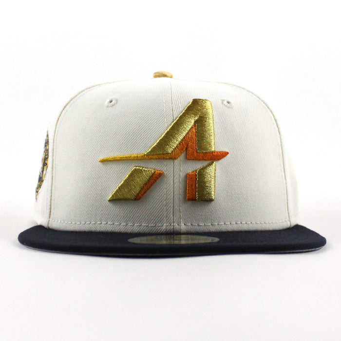 Houston Astros MVP Patch New Era 59Fifty Fitted Hat (Chrome White Navy Gray Under Brim)