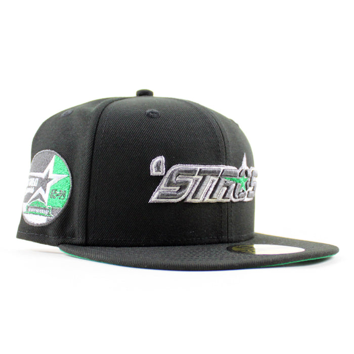 Houston ‘stros  35 Great Years Patch New Era 59Fifty Fitted Hat (Black Green Under Brim)