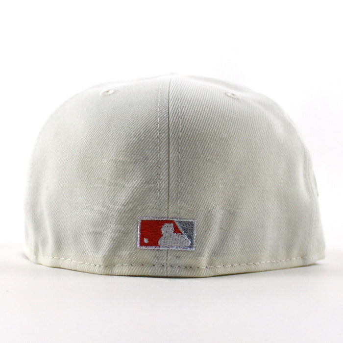 Houston ‘stros 35 Great Years Patch New Era 59Fifty Fitted Hat (Chrome White Dark Green Gray Under Brim)