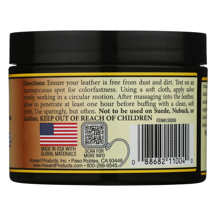 Howard Premium Leather Salve – Deep Conditioning & Long-Lasting Protection 170g