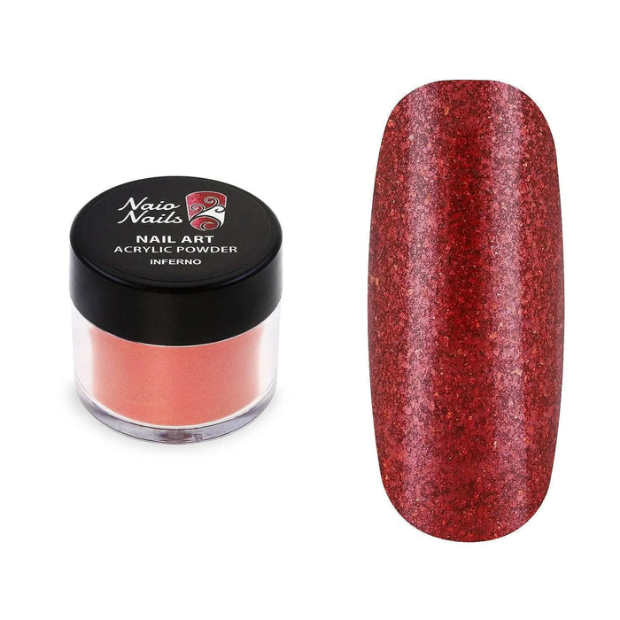 Inferno Acrylic Powder - 12g   Naio Nails