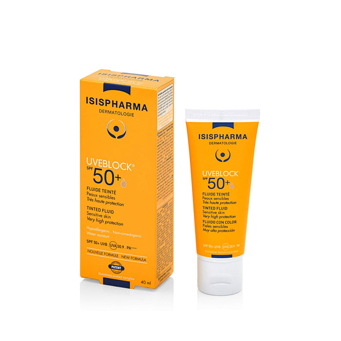 ISISPHARMA UVEBLOCK SPF 50+ Tinted Fluid Sunscreen 40ml