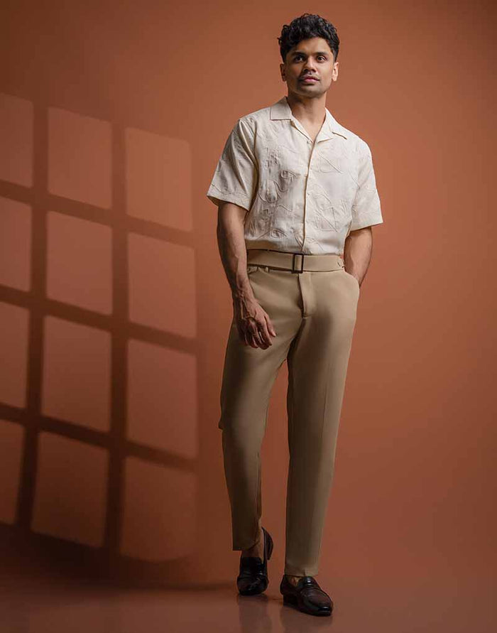 JOBBS SHORT SLEEVE EMBROIDERED  SHIRT