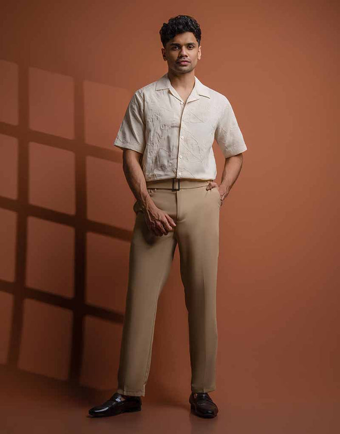 JOBBS SHORT SLEEVE EMBROIDERED  SHIRT