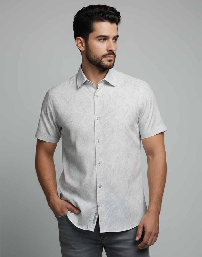 JOBBS SHORT SLEEVE PRINTED SHIRT