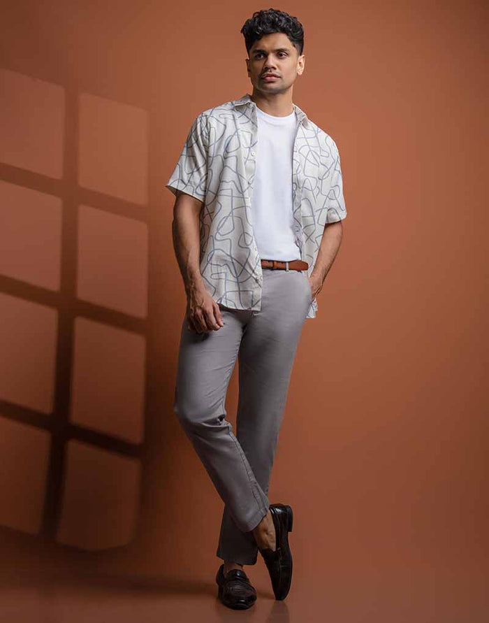 JOBBS SHORT SLEEVE PRINTED SHIRT
