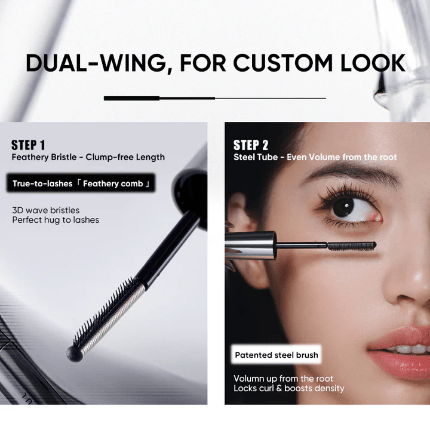 Judydoll Duall Wing Serum Mascara 3g ماسكارا جوديدول ذات الجناحين المتماثلين - Princess Cosmetics Qatar
