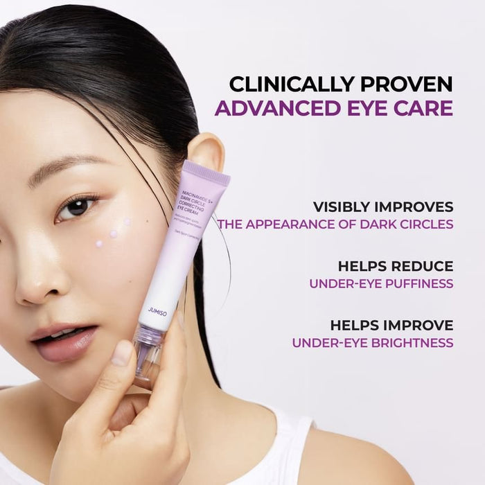 Jumiso Niacinamide 5+ Dark Circle Correcting Eye Cream 15ml كريم جوميسو نياسيناميد 5+ لتصحيح الهالات السوداء حول العينين - Princess Cosmetics Qatar